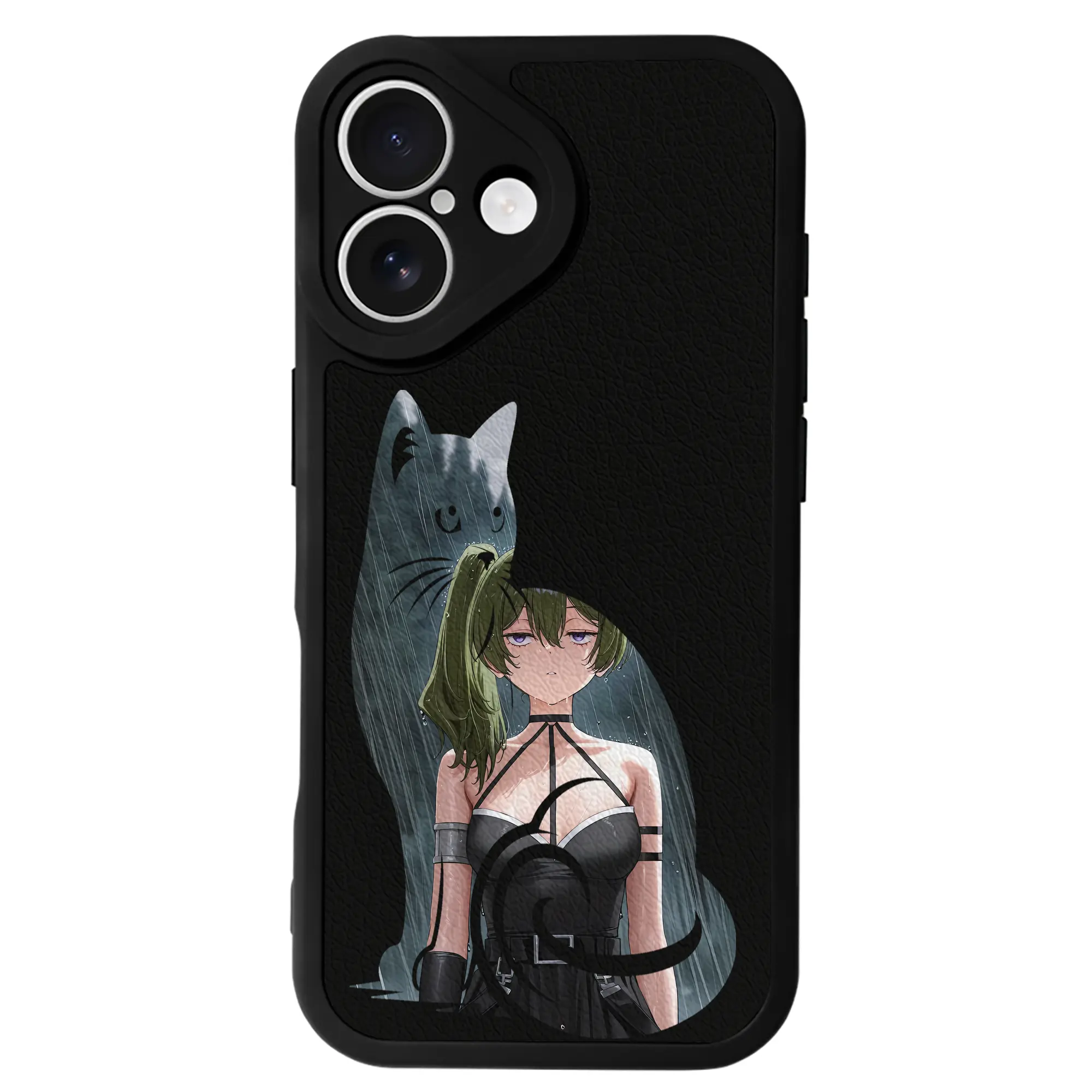 葬送のフリーレン（Frieren） グッズ,ユーベル（Übel） - IPhone 16シリーズ対応 ・ シリコンスマホケース ・ レザー調 ・ 高精度フィット ・ 耐衝撃 ・ ワイヤレス充電対応 ・ 精密カット